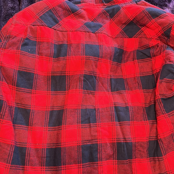 Boston Traders Sherpa Lined Fleece Hooded Button Up Shacket Size Women's Medium. - Picture 6 of 6